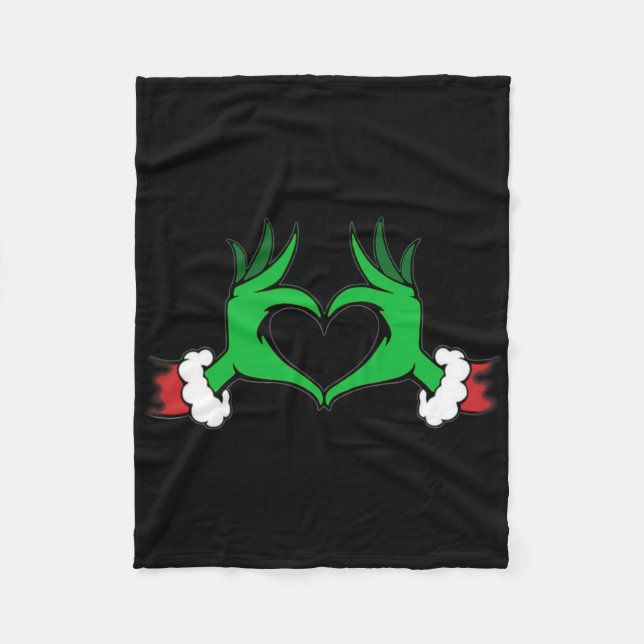 Lustiger Elf Weihnachten  Fleecedecke (Vorderseite)