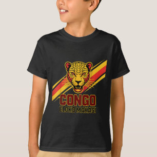 Lustiger Eloko Makasi Leopard Dr Kongo Jungen Urla T-Shirt