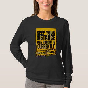 Lustiger Eltern-Mama-Papa-Witz Müde Familie Kinder T-Shirt