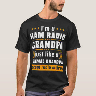 Lustiger Empfänger für männliche Amateurfunk-Hobby T-Shirt
