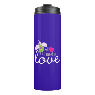 Lustiger Engel - Alles was ich treffe ist Liebe 2 Thermosbecher