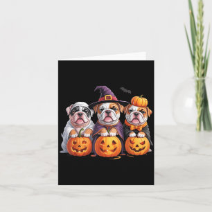 Lustiger englischer Bulldogge-Geist-Franzose-Hund Karte