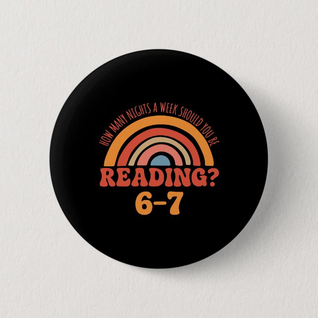 Lustiger Englischlehrer 6-7 67 Meme Lesestoff  Button (Vorderseite)