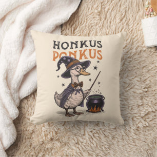 Lustiger Entenzauberer Honkus Ponkus Vintage Hallo Kissen