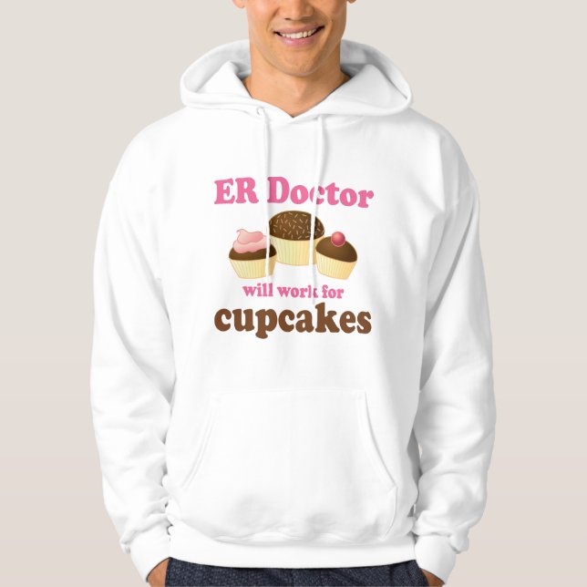 Lustiger ER-Doktor Hoodie (Vorderseite)
