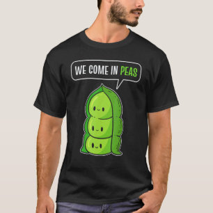 Lustiger Erbsen-Wortspiel Vegan T-Shirt