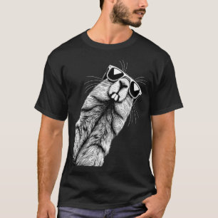 Lustiger Erdhörnchenliebhaber Waldmurmeltier Tag d T-Shirt