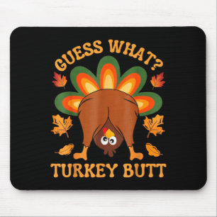 Lustiger Erntedank Kinder Witz Meme Errate was Tru Mousepad