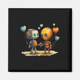 Lustiger Erstaunlicher Valentinsliebesroboter Mit Magnet