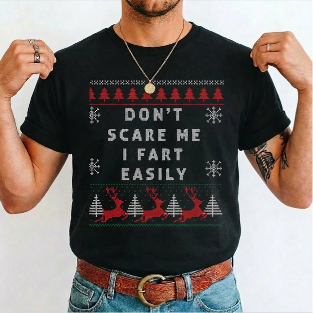 Lustiger Erwachsener hässlicher Weihnachtsmann sch T-Shirt (Von Creator hochgeladen)