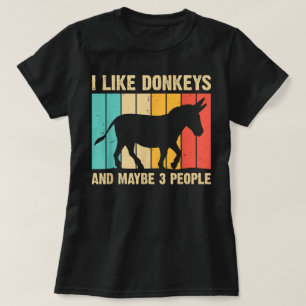 Lustiger Esel Männer Frauen Maultier Pferd Tier T-Shirt