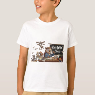 Lustiger Eulen-Lehrer-Chaos - Sagenhafte Waldtiere T-Shirt