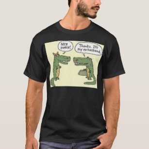 Lustiger ex Ehemann-Alligatorgeldbeutel T-Shirt