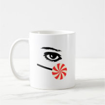 Lustiger Eye Candy Becher für Männer