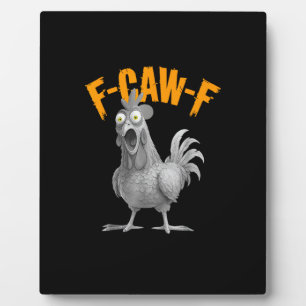 Lustiger F-Caw-F-Huhn F-Caw-F-Huhn Retro-Klassiker Fotoplatte
