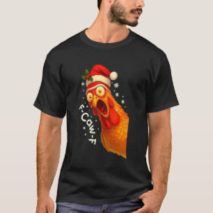 Lustiger F-Caw-F-Huhn FCAWF-Huhn-Weihnachten-Sant T-Shirt