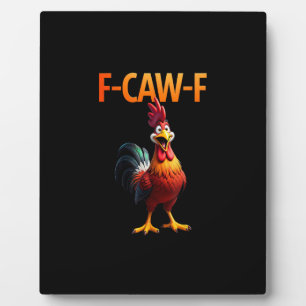 Lustiger F Caw F Huhn Gothic Vintage Stil Fotoplatte