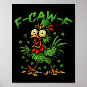 Lustiger F Caw F Huhn Hahn Poster