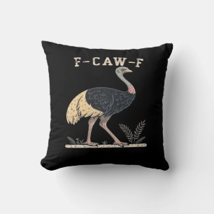 Lustiger F-Caw-F-Strauß F-Caw-F-Hahn Vogel Krähe C Kissen