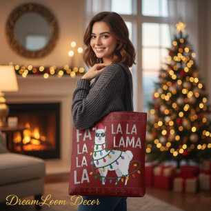 Lustiger Fa La La Lama Weihnachtsbeleuchtung hässl
