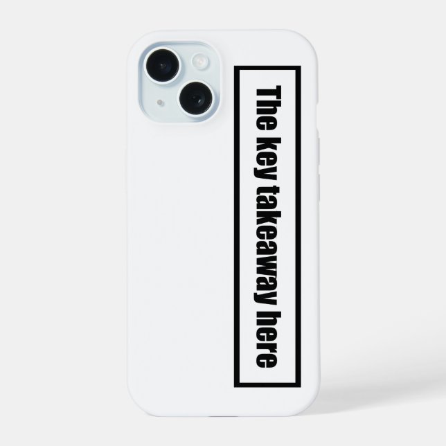 lustiger Fall iPhone 15 Hülle (Rückseite)