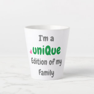 Lustiger Familienzitat Unique Edition Familientext Milchtasse