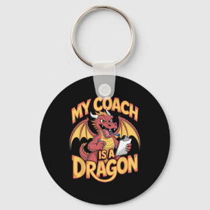 Lustiger Fantasy-Sketch-Coach-League-Spieler Humor Schlüsselanhänger