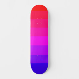 Lustiger Farbverlauf mit Ombre-Effekt Skateboard