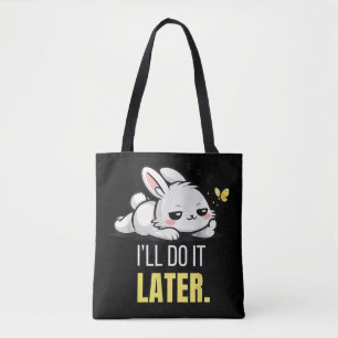 Lustiger Fauler Hase Ich Werde Es Später Machen Sü