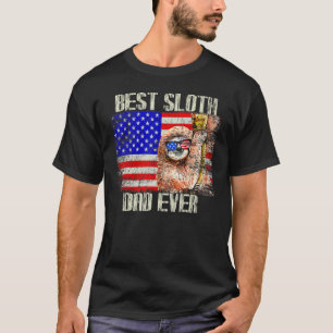 Lustiger Faultier Bester Faultier-Vater Aller Zeit T-Shirt