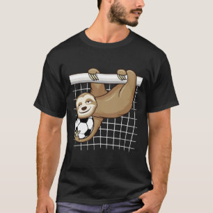 Lustiger Faultier Fußball Fan - Süßer Torwart Kind T-Shirt