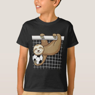 Lustiger Faultier Fußballliebhaber - Süße Torwart T-Shirt