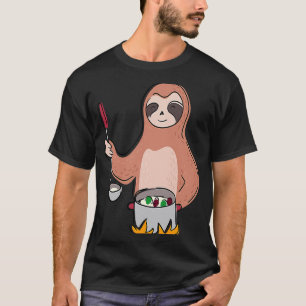 Lustiger Faultier-Koch süßer Faultier-Koch Fauler T-Shirt