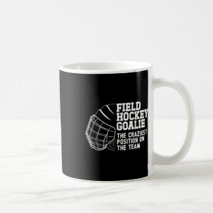 Lustiger Feldhockey-Torwart Feldhockey-Torhüter Kaffeetasse