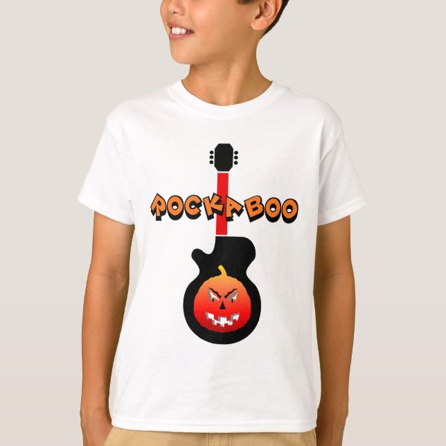 Lustiger Felsen Halloween T-Shirt (Vorderseite)