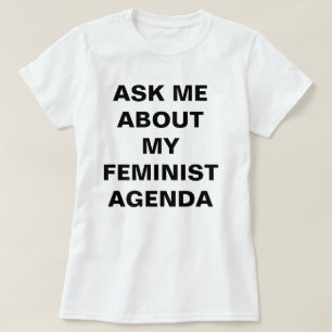 Lustiger feministischer T - Shirt