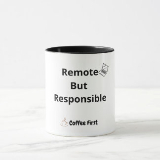 Lustiger Fernarbeitsbecher für Bürokollegen Tasse