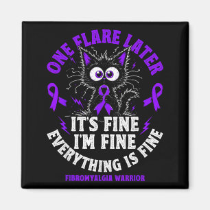 Lustiger Fibromyalgie-Krieger Flares-Tag Magnet