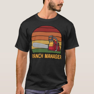 Lustiger Filialleiter Holzfäller T-Shirt