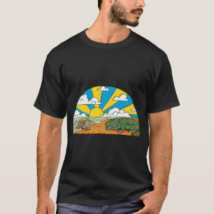 Lustiger Fisch-Dinosaurier-Evolution - Darwin Palä T-Shirt