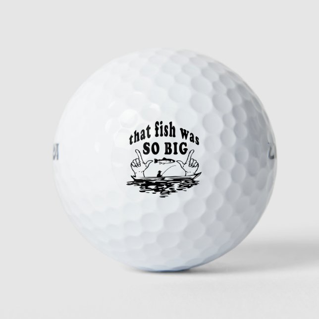 lustiger Fisch Golfball (Vorderseite)