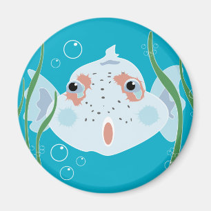 Lustiger Fisch Magnet