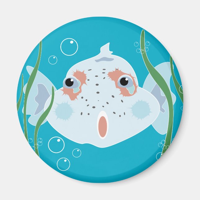 Lustiger Fisch Magnet (Vorne)