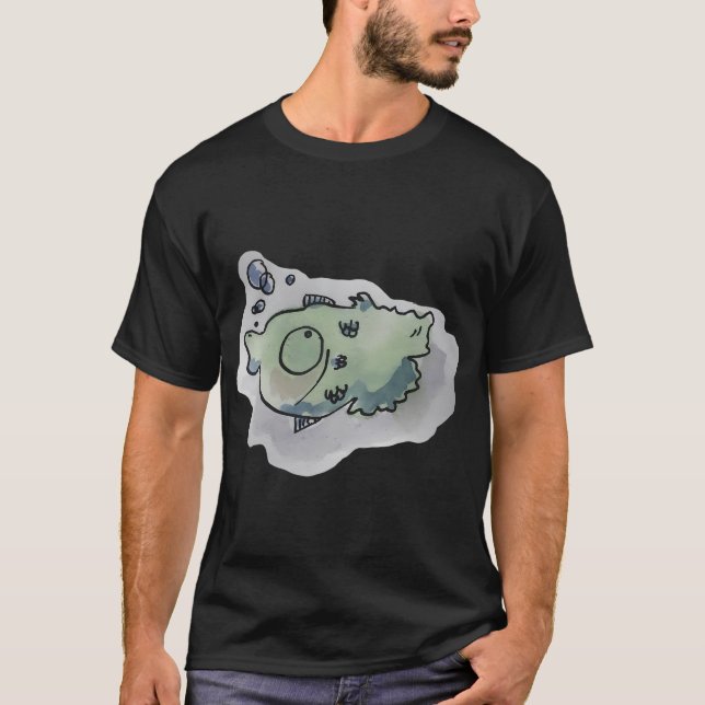 lustiger Fisch T-Shirt (Vorderseite)