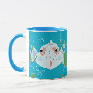Lustiger Fisch Tasse