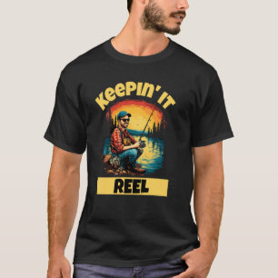 Lustiger Fischer, Fischer, Angelvater für Männer T-Shirt