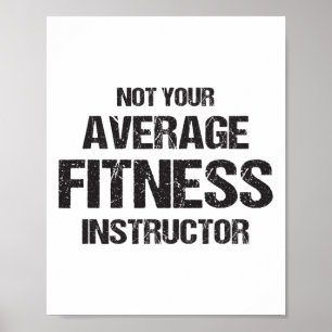 Lustiger Fitnessstudio-Trainer Workout Fitness-Ges Poster