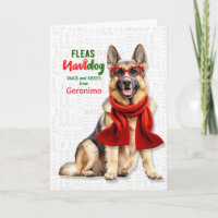 Lustiger Floh NaviDOG Deutscher Schäferhund