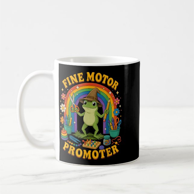 Lustiger Förderer der Feinmotorik Occupational Spe Kaffeetasse (Links)