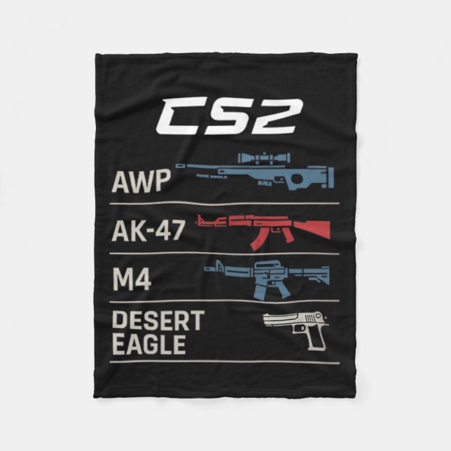 Lustiger FPS-Gamer Cs First-Person Competitive Gam Fleecedecke (Vorderseite)